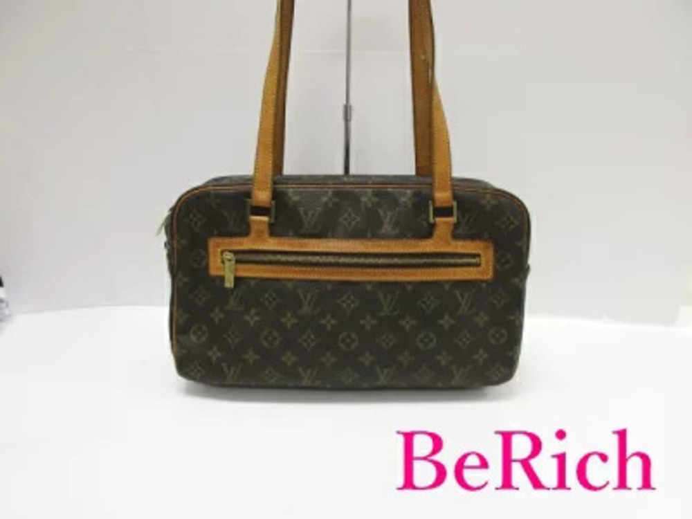 Louis Vuitton Shoulder Bag Cite Monogram Brown Leather Handbag